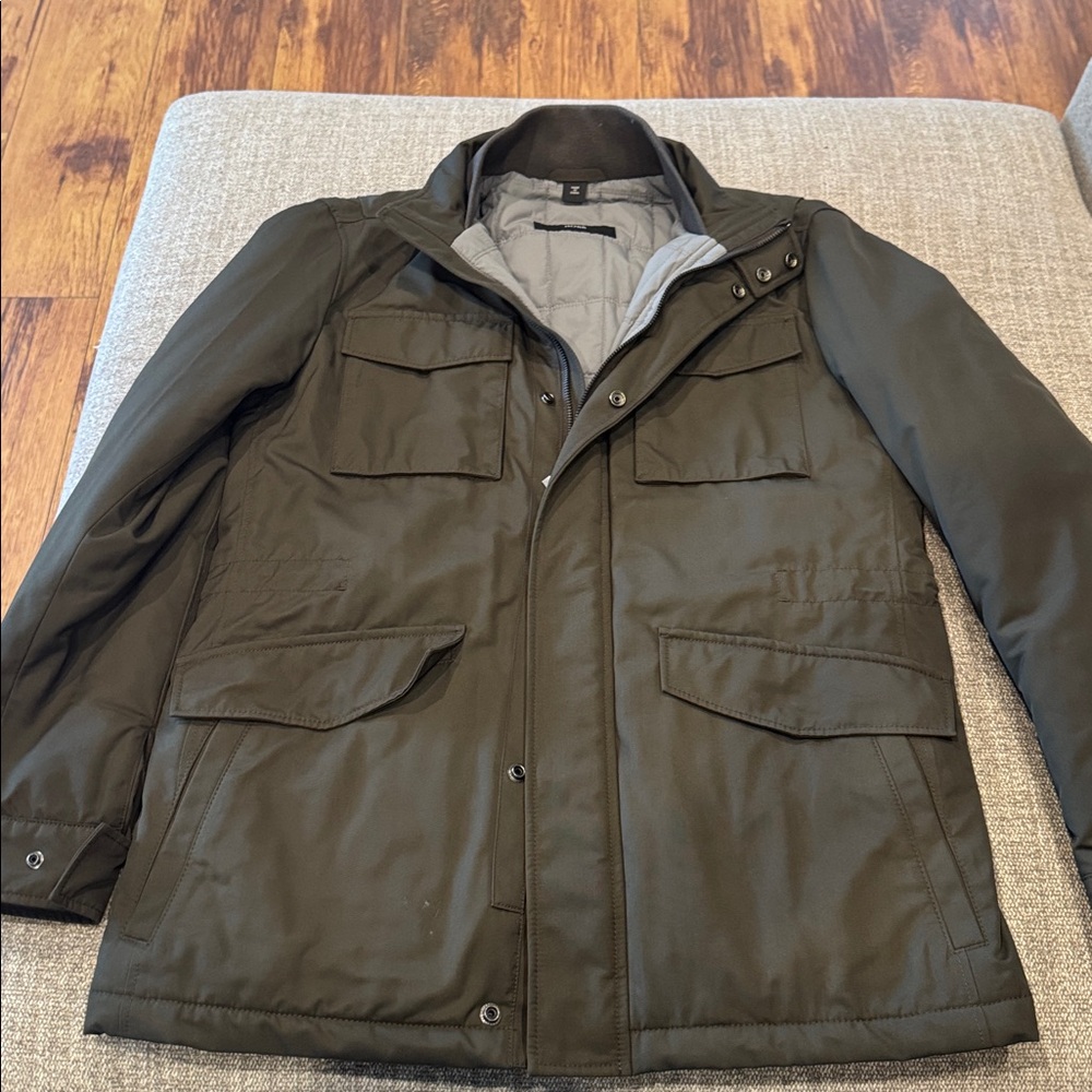 Boss Dark Green Quilted Jacket